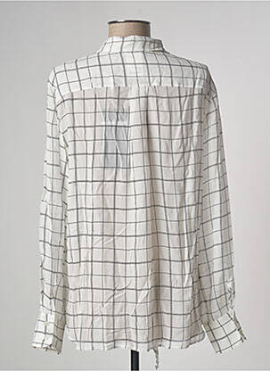 Chemisier coupe fluide manches longues blanc SPORTMAX femme