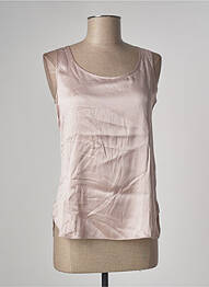 Top stretch sans manche rose MAX MARA femme