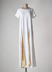 Robe longue blanc PIER ANTONIO GASPARI pour femme seconde vue