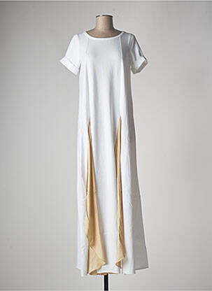 Robe longue blanc PIER ANTONIO GASPARI pour femme