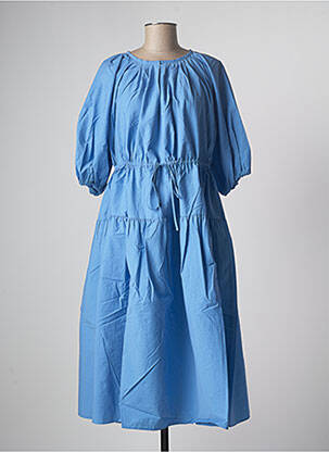 Robe mi-longue bleu WEEKEND MAXMARA pour femme