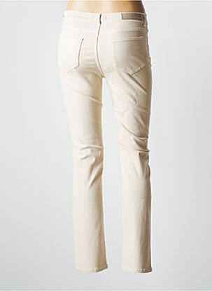 Pantalon slim taille basse taille basse beige MAX MARA femme