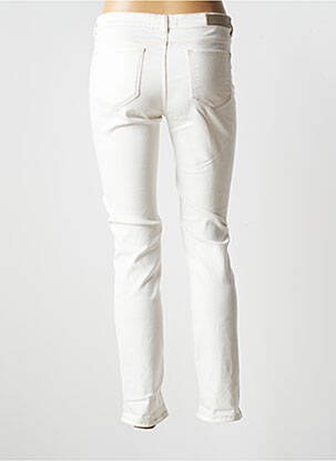 Jeans coupe slim slim taille basse beige MAX MARA femme