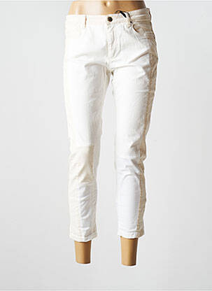 Jeans coupe slim slim taille basse beige SPORTMAX femme