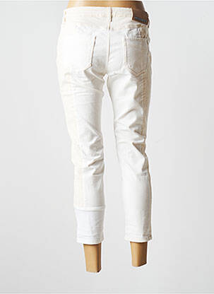 Jeans coupe slim slim taille basse beige SPORTMAX femme