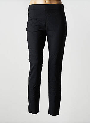 Pantalon slim stretch taille normale noir PIER ANTONIO GASPARI femme