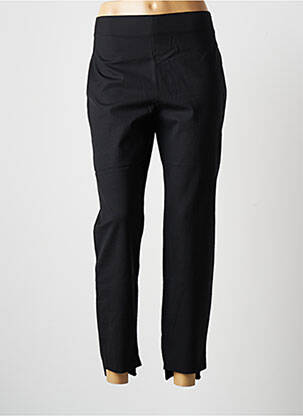 Pantalon 7/8 taille haute taille haute noir PIER ANTONIO GASPARI femme