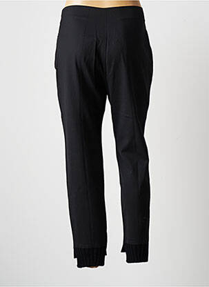 Pantalon 7/8 taille haute taille haute noir PIER ANTONIO GASPARI femme