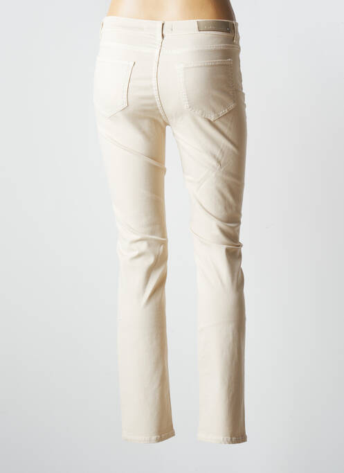 Pantalon slim taille basse taille basse beige MAX MARA femme