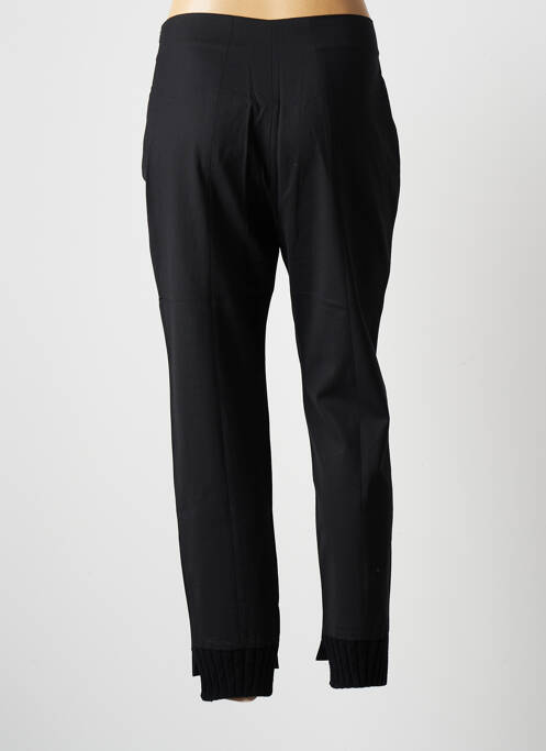 Pantalon 7/8 taille haute taille haute noir PIER ANTONIO GASPARI femme