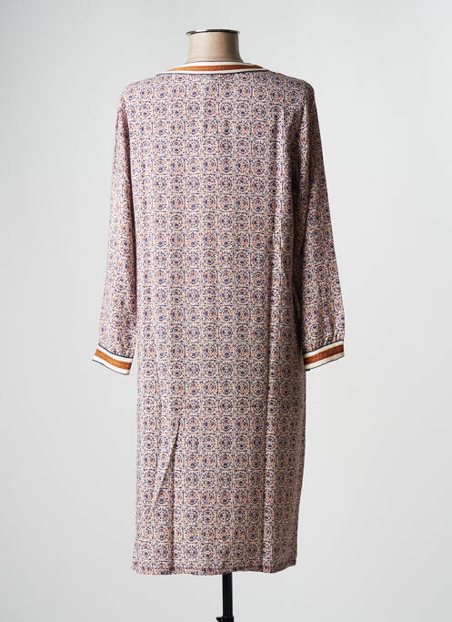 Robe mi-longue beige KANOPE pour femme