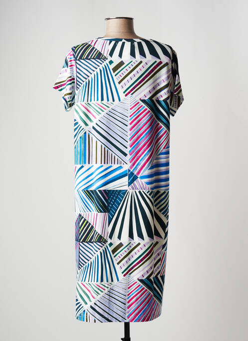 Robe mi-longue bleu I.ODENA pour femme