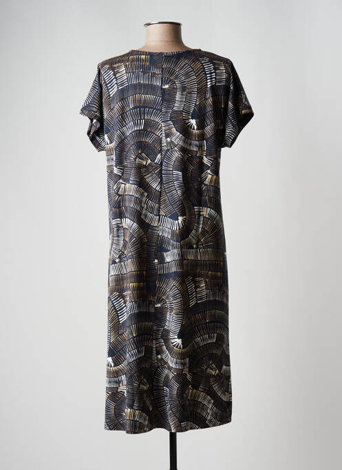 Robe mi-longue noir CISO pour femme