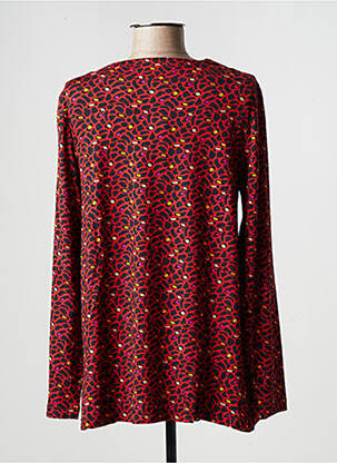 Top stretch manches longues rouge AGATHE & LOUISE femme