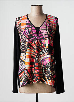 Top stretch manches longues noir TELMAIL femme