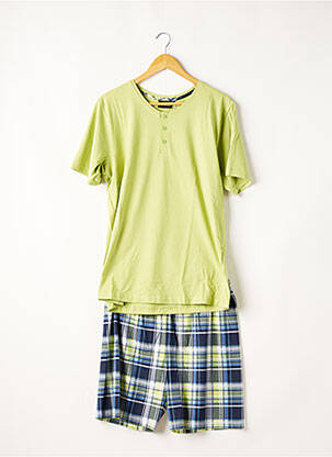 Pyjashort vert RINGELLA pour homme