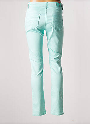 Pantalon slim tissage popeline taille normale bleu 80 JOURS femme