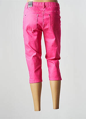 Pantacourt taille élastique taille normale rose CISO femme