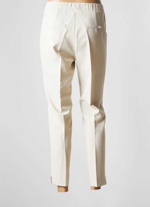 Pantalon 7/8 stretch taille normale beige TELMAIL femme