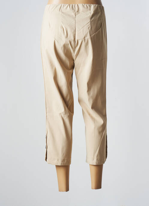 Pantacourt taille élastique taille normale beige CISO femme