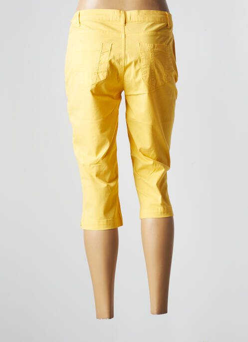 Corsaire taille basse taille basse jaune PAUL MATIS femme