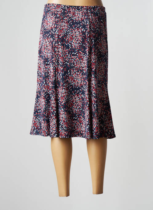 Jupe mi-longue bleu GEVANA pour femme