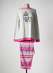 Pyjama rose MASSANA pour femme seconde vue