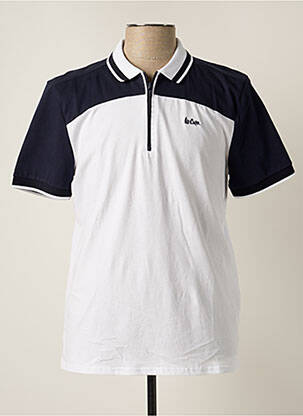 Polo blanc LEE COOPER pour homme