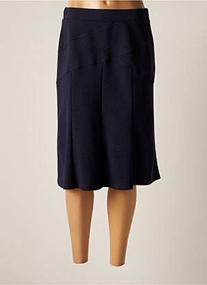 Jupe mi-longue taille normale bleu FRANCE RIVOIRE femme