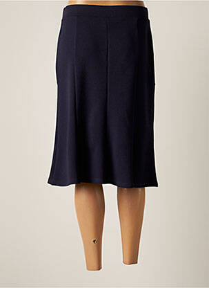 Jupe mi-longue taille normale bleu FRANCE RIVOIRE femme