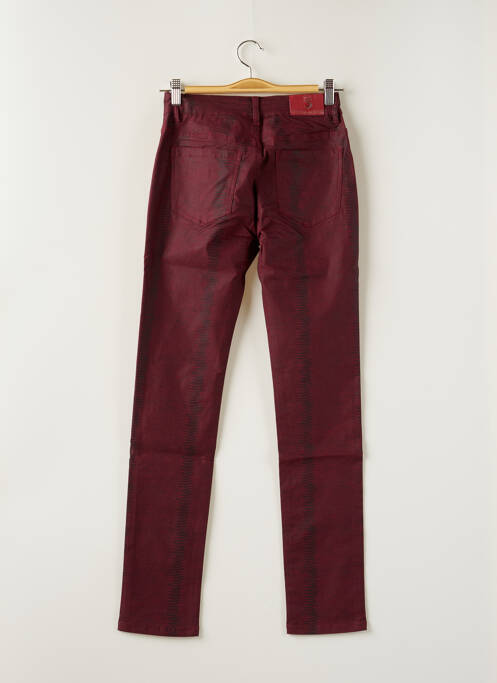 Pantalon slim rouge S.QUISE pour femme