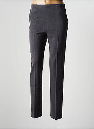 Pantalon slim taille élastique taille normale gris FRANCE RIVOIRE femme
