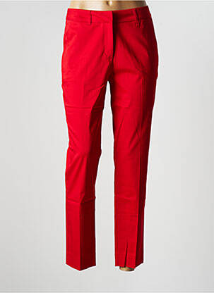 Pantalon droit rouge LEBEK pour femme
