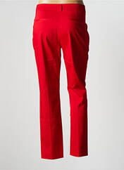 Pantalon droit rouge LEBEK pour femme seconde vue