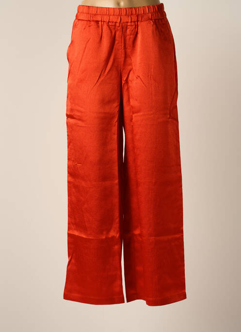 Pantalon large orange VERO MODA pour femme
