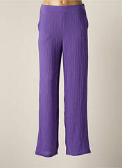 Pantalon large violet PIECES pour femme seconde vue