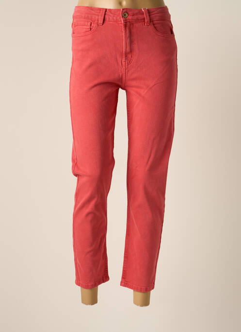 Pantalon droit rouge ONLY pour femme