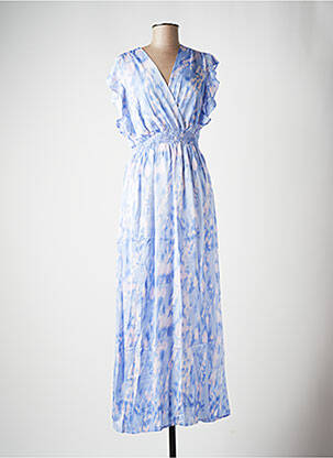 Robe longue bleu UNIKA pour femme