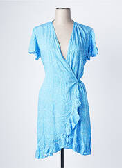 Robe courte bleu FLAMANT ROSE pour femme seconde vue