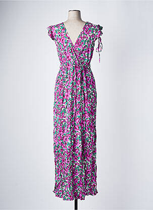 Robe longue violet ROSA pour femme