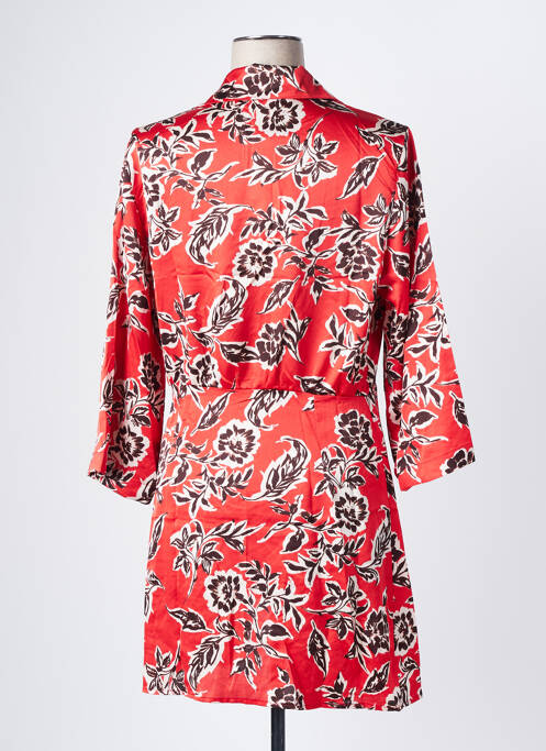 Robe courte rouge VOYELLES pour femme