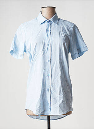 Chemise manches courtes coupe droite bleu HOPENLIFE homme