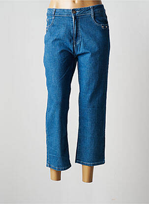 Jeans coupe droite bleu CHERRY BERRY pour femme