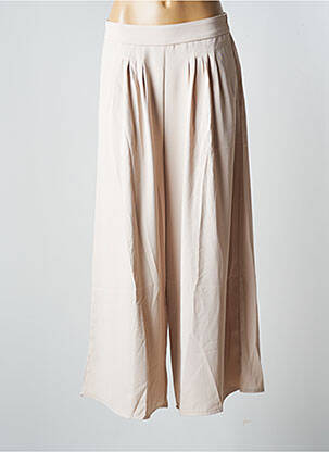 Pantalon large beige BISOU'S PROJECT pour femme