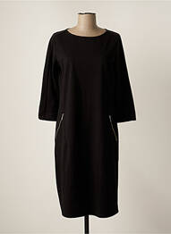 Robe mi-longue manches 3/4 manches 3/4 noir GERRY WEBER femme