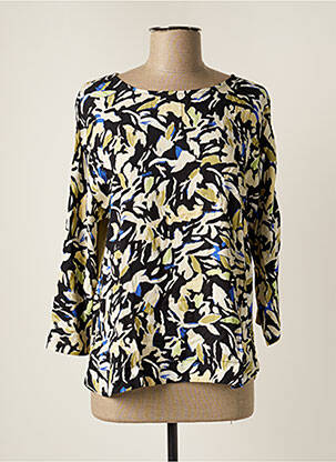 Blouse tissage popeline manches 3/4 vert GERRY WEBER femme