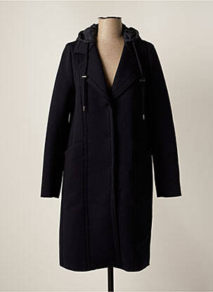 Manteau long noir TAIFUN pour femme