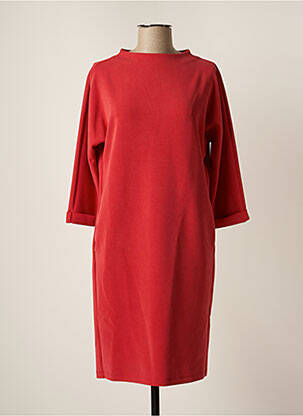Robe mi-longue rouge TAIFUN pour femme