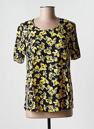 Blouse imprimé fleurs manches courtes noir GERRY WEBER femme