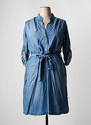 Robe mi-longue bleu TAIFUN pour femme